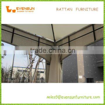 Synthetic Rattan Showerproof Gazebo With Curtain photo-6