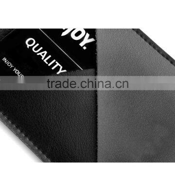 Crosshatch Black Front Pocket Card Holder Slim Wallet RFID Blocking photo-5
