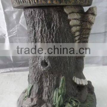 Knock-down Fiberglass Duck Wooden Flower Pots for Livingroom photo-3