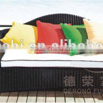 garden rattan sleeper sofa