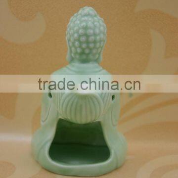 Ceramic Buddha Tealight Candle Fragrance Oil Burner photo-4