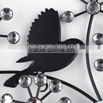 Bird Tree Metal Digital Wall Clock(GZH-86) Wholesale photo-3
