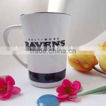 2017 promotional ceremic white mug wholesale