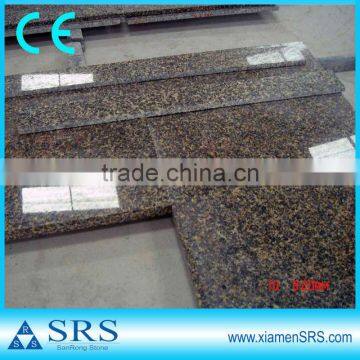 Brown color leopard skin granite countertop