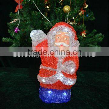 Battery Operated Led Light Acrylic Snowman Christmas Gift