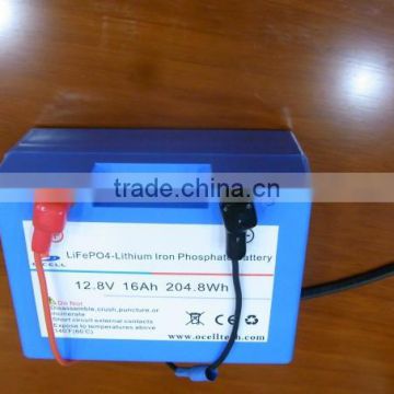 UN Certified battery 12.8V16AH with Anderson plug