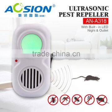 Aosion ultrasonic pest repeller with LED night & outlet