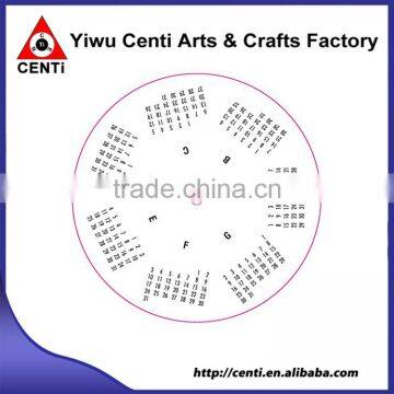 Customized 4 Color Printing Perpetual Calendar & Scheduling Wheel Calculator
