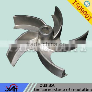 Custom-tailor resin sand casting impeller wear resistant alloy steel for pump part