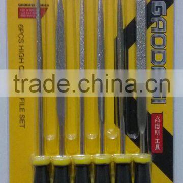 6pcs diamond flat file set