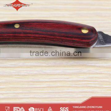 Stainless Steel Wine Cork Bottle Opener Stand Wiht Wood Handle photo-3