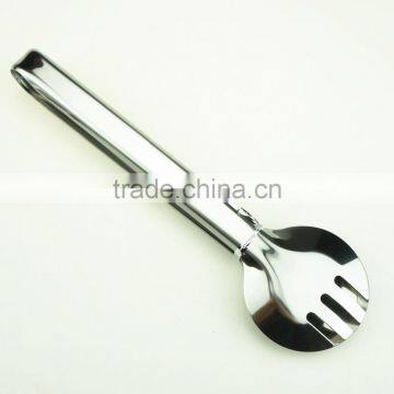 39007 Stainless Steel Kitchen Tongs BBQ Grill Food Salad Tongs Slotted Tong photo-2