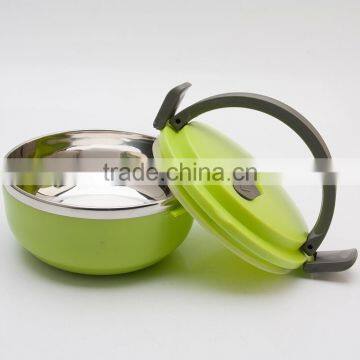Stainless Steel Lunch Box 3 Layer Food Carrier Colorful Tiffin Box photo-2