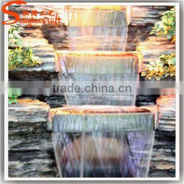 Prefab Wholesale Indoor Fountains Wall Artificial Waterfalls for Home Add to My Favorites photo-6