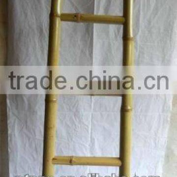 bamboo ladder towel shelf