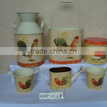 Farm Tune Metal Storage Boxes,basket and Container photo-4
