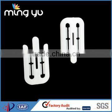 High Quality Hard White Square Plastic Clip for Shirt Package, PS material