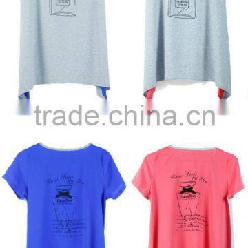 2013 New lady's contrast color leisurewear