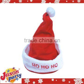 knit santa hat / christmas spring hat / christmas fibre optic hat