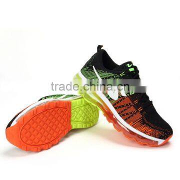 New Style Fashion Brand Sport Fly Knit Running Shoes Sample for Male, High Quality Fly Line Sport Shoes Men Price Cheap photo-2