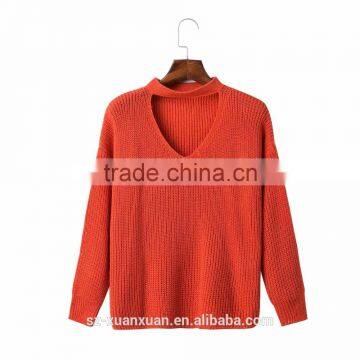 Wholesale Winter V-neck Women's Turtleneck Sweater 2016 photo-2