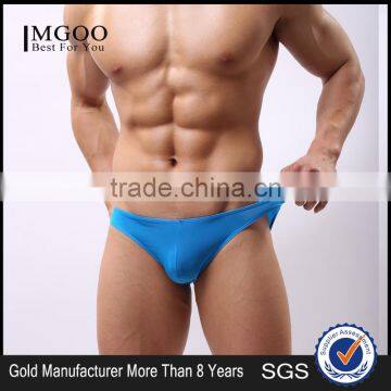 MGOO Plain Simple Brief For Man Spandex Night Wear Sexy Man Pantie Thong Underwear MB003