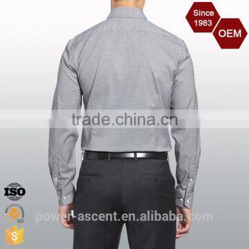 2016 OEM Latest Design Trim Fit Non-iron Microcheck Formal Long Shirt Man photo-2