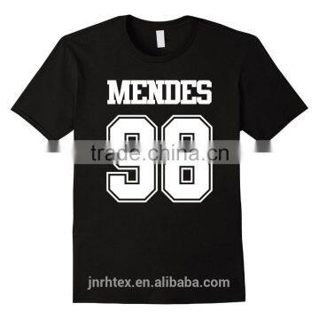 100% cotton different label printing t-shirt for men