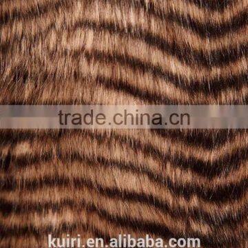 Brand 2015 Winter Women Long Turn-Down Collar Striped Faux Mink Fur Coats Plus Size Ladies Fur Coat Trench Outerwear photo-4