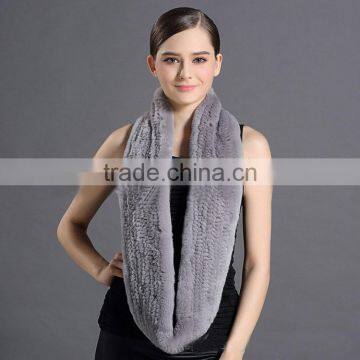Lovely Fur Boa Raccoon Fur Scarf for Winter Rabbit Winter Scarf photo-3