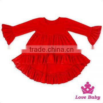 Long Sleeve Ruffle Clothing Set Cotton & Polyester Girls Winter Outfit With Neckerchief Newborn Baby Clothing Wholesale photo-5