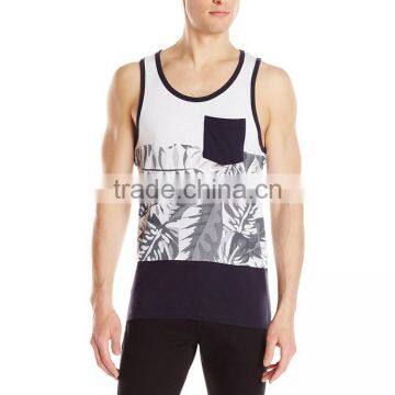 Design Custom Screen Printing 100 Cotton Bulk Wholesale Stringer Tank Top For Men photo-5
