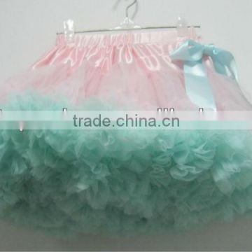 pink turquoise baby girl fluffy pettiskirts girl's tutu skirts