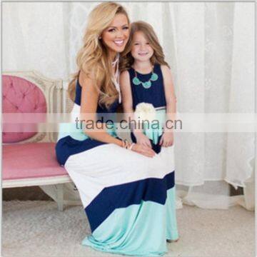 Girls Loose Casual Linen Dress Summer Mother and Daughter apparel