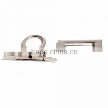 Zinc Based Alloy Purse Twist Turn Lock Silver Tone 46mm(1 6/8") x 33mm(1 2/8"), 1 Set photo-2