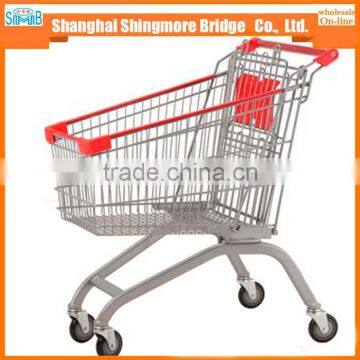 hot selling high quality cheap price shopping cart, trolley cart, shopping trolley for super market