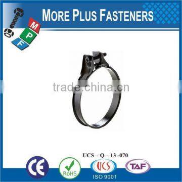 Made in Taiwan Stainless Steel German Type Hose Clamp Small Hose Clamps Oval Shaped photo-2