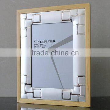 High Quanlity Assorted Design Silver Plated Metal Photo Frame Trophy for Wooden Base photo-6