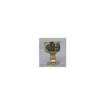 bring fortune bronze wine cup (product is a pair)