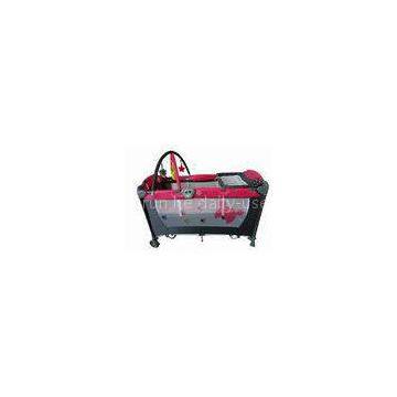 Red Deluxe Soft Sleeping Portable Baby Playpen With Changing Mat