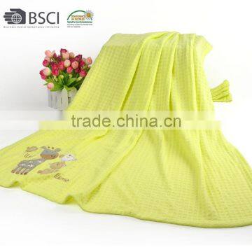 anti-pilling soft pure bamboo throw blanket