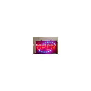 led open sign