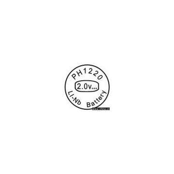 2.0V Rechargeable Lithium Button Cell PH 1220