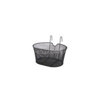 cheap steel bicycle basket with hooks wholesale
