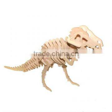 T-Rex Wood Craft Tyrannosaurus,Wood Block Patterns for Gifts,Dinosaur Crafts for Kids