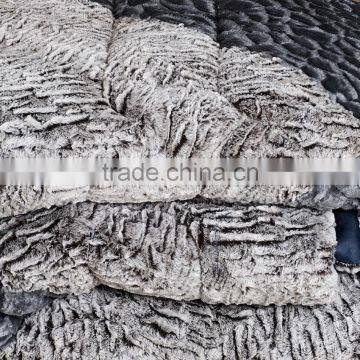 High Quality Blanket Factory China Solid Color PV Plush Faux Fur Throw/mexican Blanket photo-5