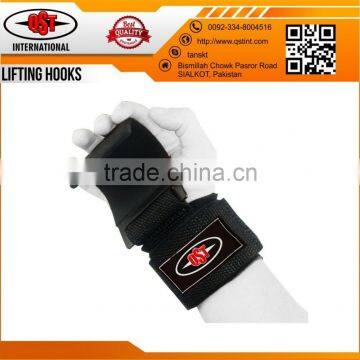 Powerful Pro Weight Lifting Training Gym Hook Grip Strap Glove Wrist Support