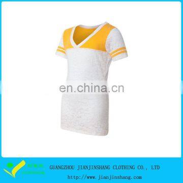 2016 Custom Anti-Shrink Cotton Elastane Long Sports T Shirts For Women