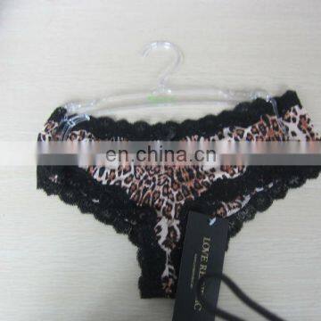 Lady's Sexy Printed Elastic Mesh Lace panty/G-string/underwear/lingrie