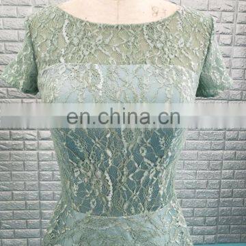 ED Bridal Factory Custom Knee Length Lace Bridesmaid Dress With Short Lace photo-3